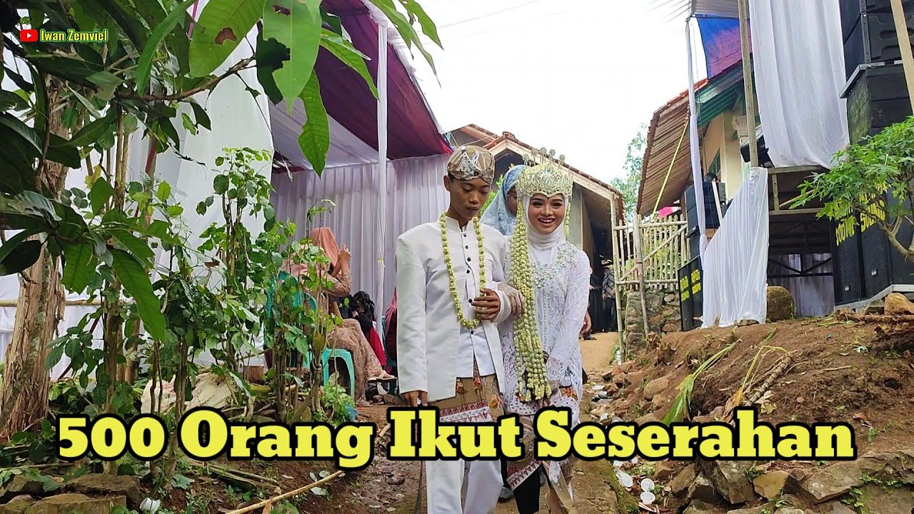 PENGANTIN VIRAL ❤ Suasana pernikahan Sunda dengan tamu terbanyak || Hajatan di pelosok Jawa Barat