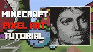Minecraft : Michael Jackson Pixel Art Tutorial