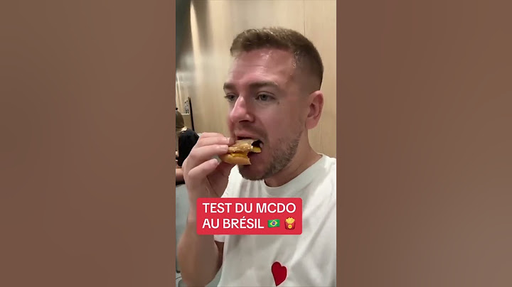 JE TESTE LE MC DO AU BRÉSIL 👀
