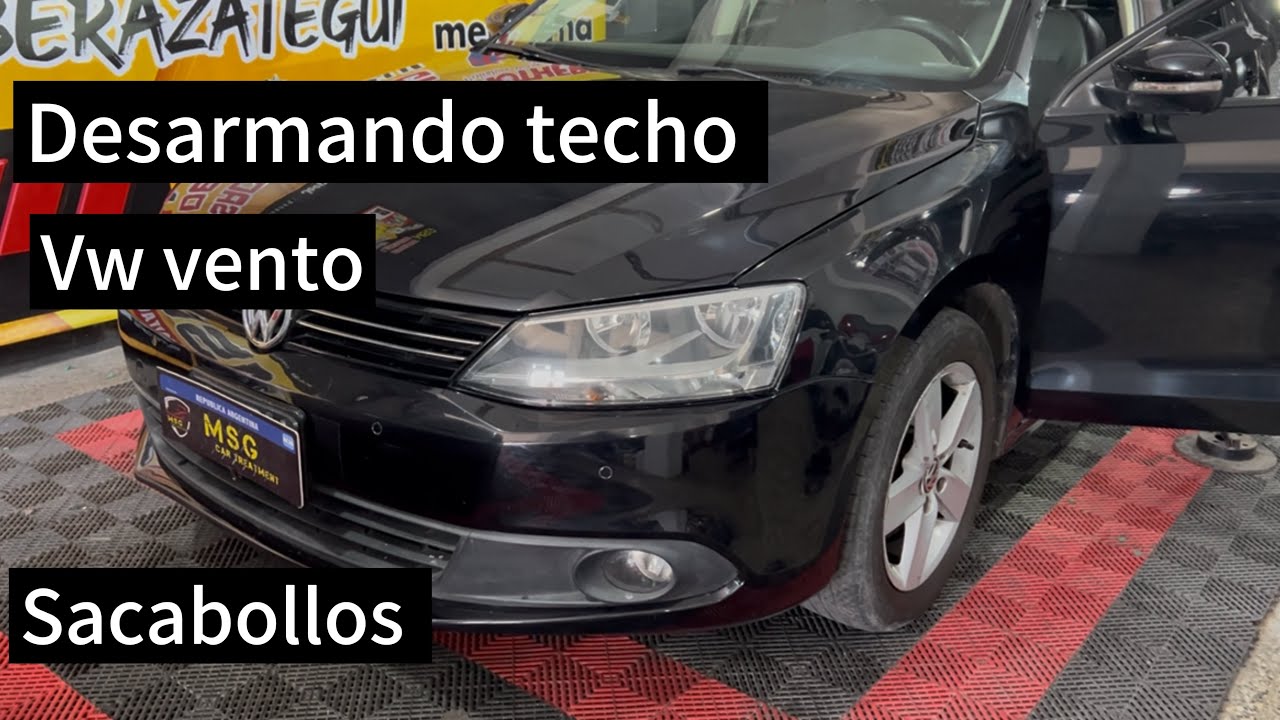 Muy pedido cómo desmontar el techo interno  y techo de vidrio VW vento línea nueva 