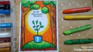 easy Poster Drawing PLANT THE TREE