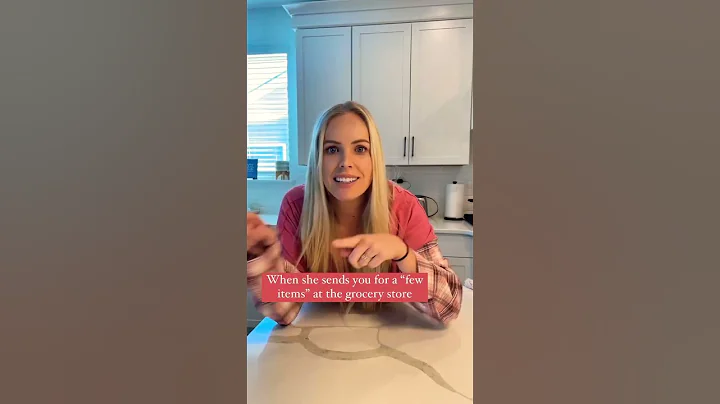 Husbands being told the grocery list like…#shorts