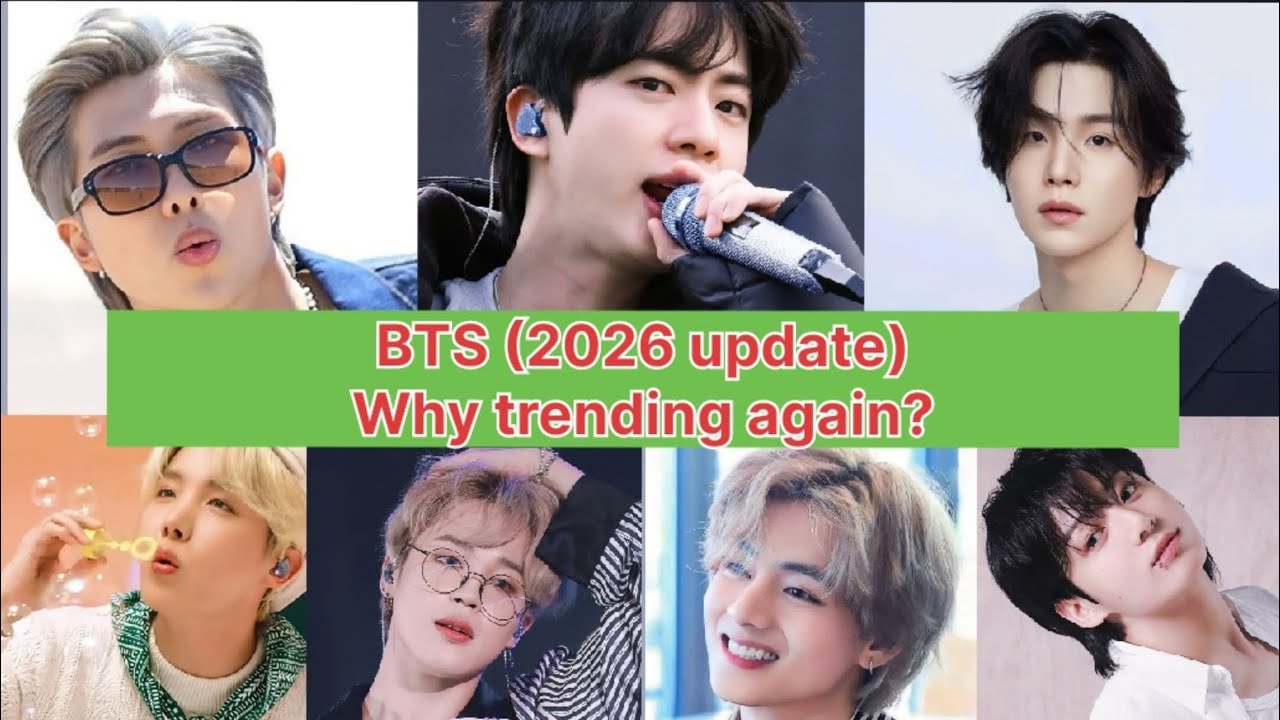 BTS 2026 Update 💙| Age, Height & Why They’re Trending Again!
