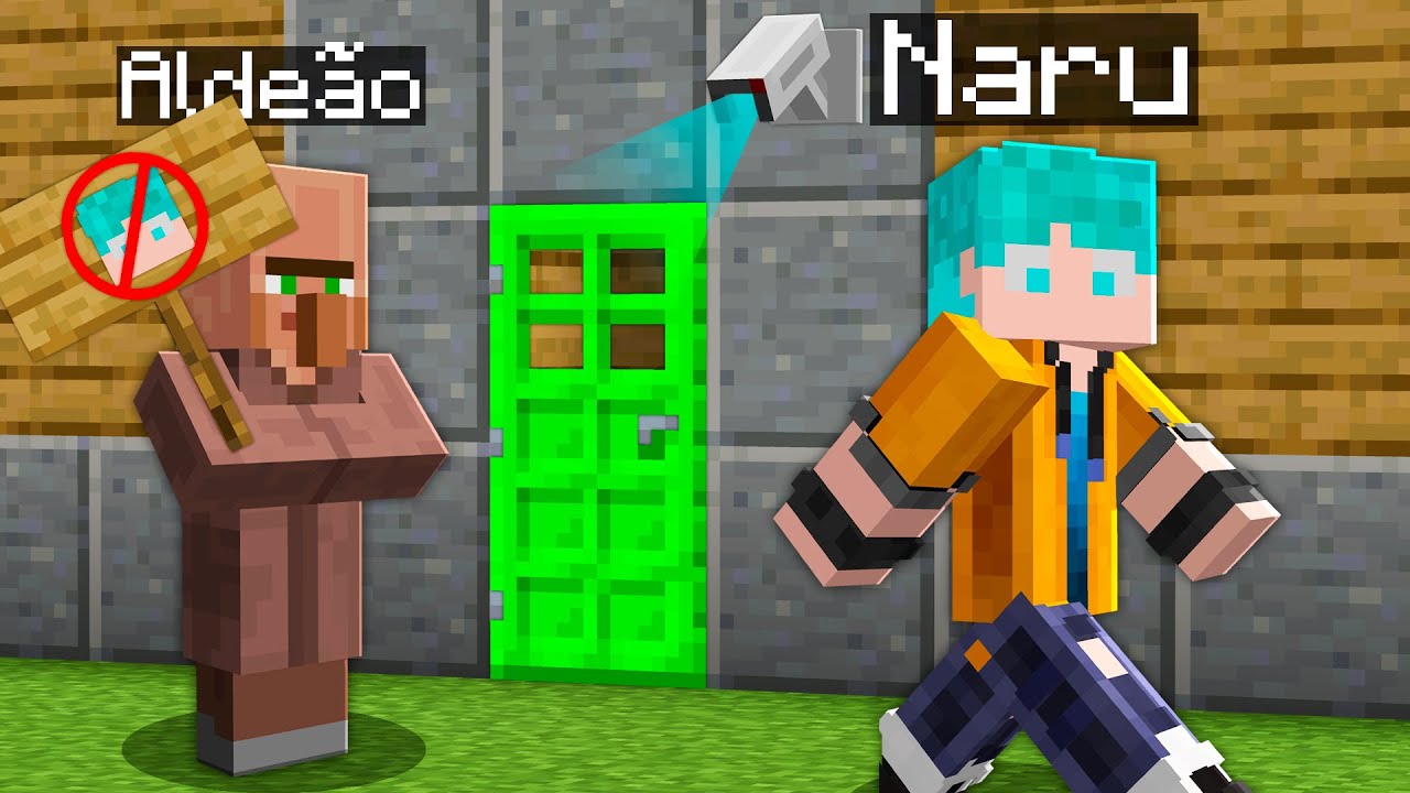 Os VILLAGERS NÃO me deixam ENTRAR nessa CASA!
