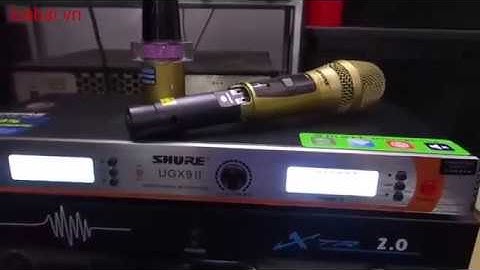 Cách chỉnh lại tần số míc không dây shure ugx9ii chuẩn nhất.(huanaudio:0904612323)