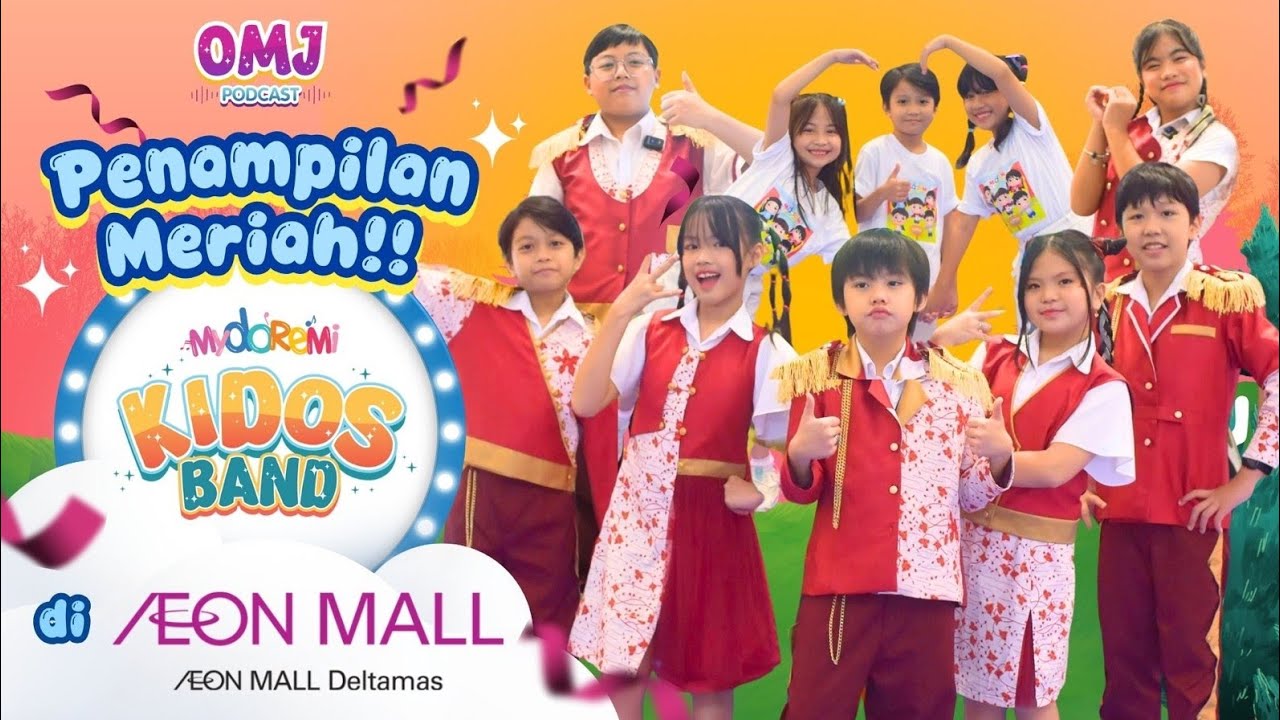 Penampilan Meriah Kidos Band di Deltamas #mydoremi #kidosband #laguanak #kidsong #akuanakIndonesia