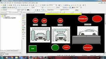 Simulasi Mesin Cuci Mobil Otomatis Berbasis Cx Programmer dan Cx designer
