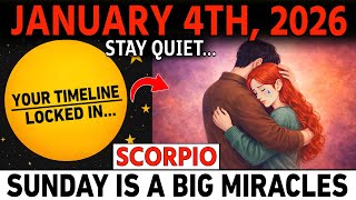 SCORPIO ♏ January 4, 2026: The Universe Warns—Stay Silent Today or Miss Your Biggest Breakthrough!