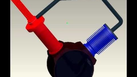 Alpha Stirling Engine Animation