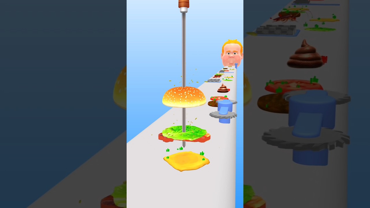 XXL Sandwich 🥪🔥 Lvl-10 | Fun & Satisfying Food Stacking Game 