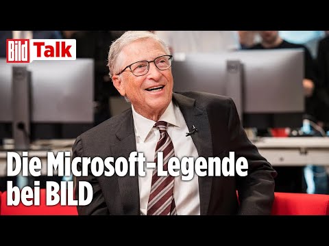 Bill Gates über TikTok, KI, seine Stiftung und Bargeld | BILD-Talk mit Marion Horn