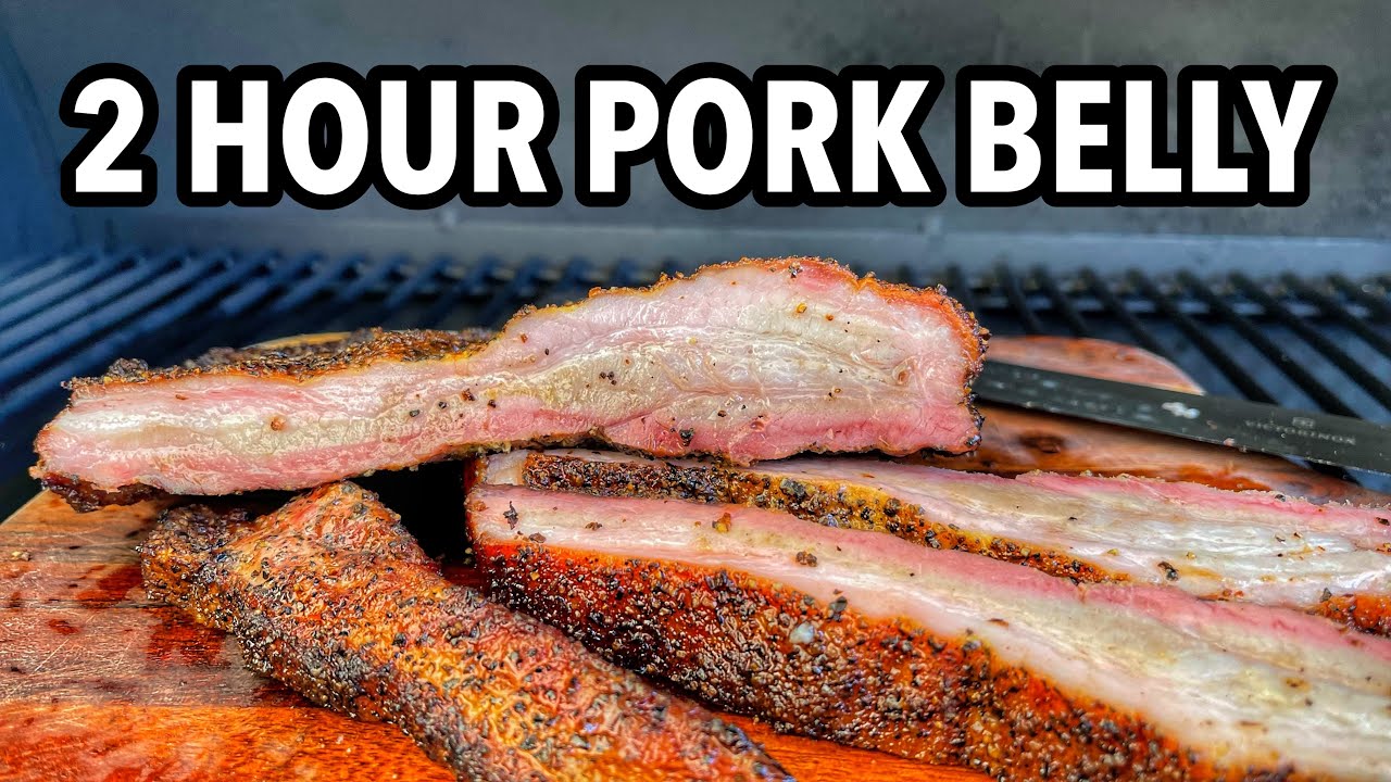 Hot and Fast Smoked Pork Belly - Bonappeteach
