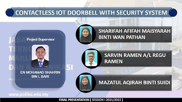 CONTACTLESS IOT DOORBELL WITH SECURITY SYSTEM