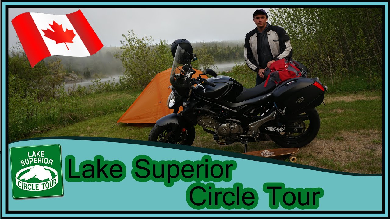 Lake Superior Circle Tour Solo Motorcycle Camping - YouTube