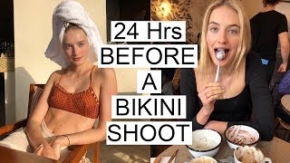 24 Hrs Before a Bikini Shoot | What I Eat, How I Train, & My Body Prep | Sanne Vloet