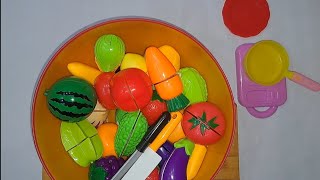 Satisfying cutting fruits and vegetables 🍊/asmr/my kitchen/my food