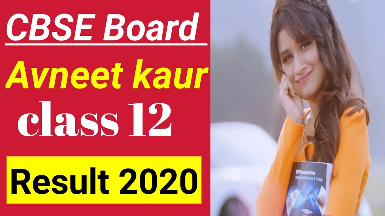 Avneet kaur 12th board examination result is out