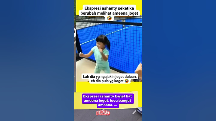Ekspresi ashanty kaget liat ameena joget, lucu banget ameena #ameena #attahalilintar