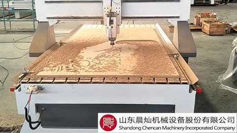 CNC router cutting 25mm MDF board