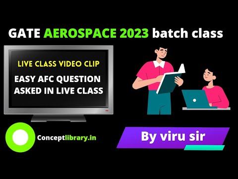 GATE Aerospace Engineering preparation lectures concept library viru sir