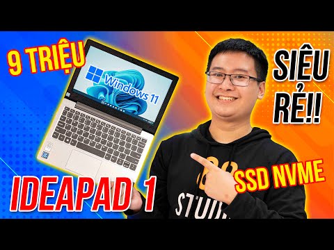 Laptop giá rẻ | Laptop dưới 10 triệu | Lenovo Ideapad 1 RẤT ĐÁNG MUA!!