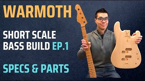 Warmoth Short Scale Bass Build Ep.1: Specs & Parts, double P & reverse headstock!
