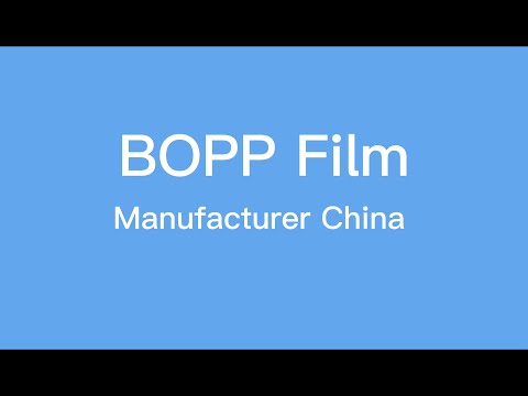 Video: Polypropylene Film: Biaxially Oriented And Cast Film, CPP And Other Types Of Film For Printing, GOST