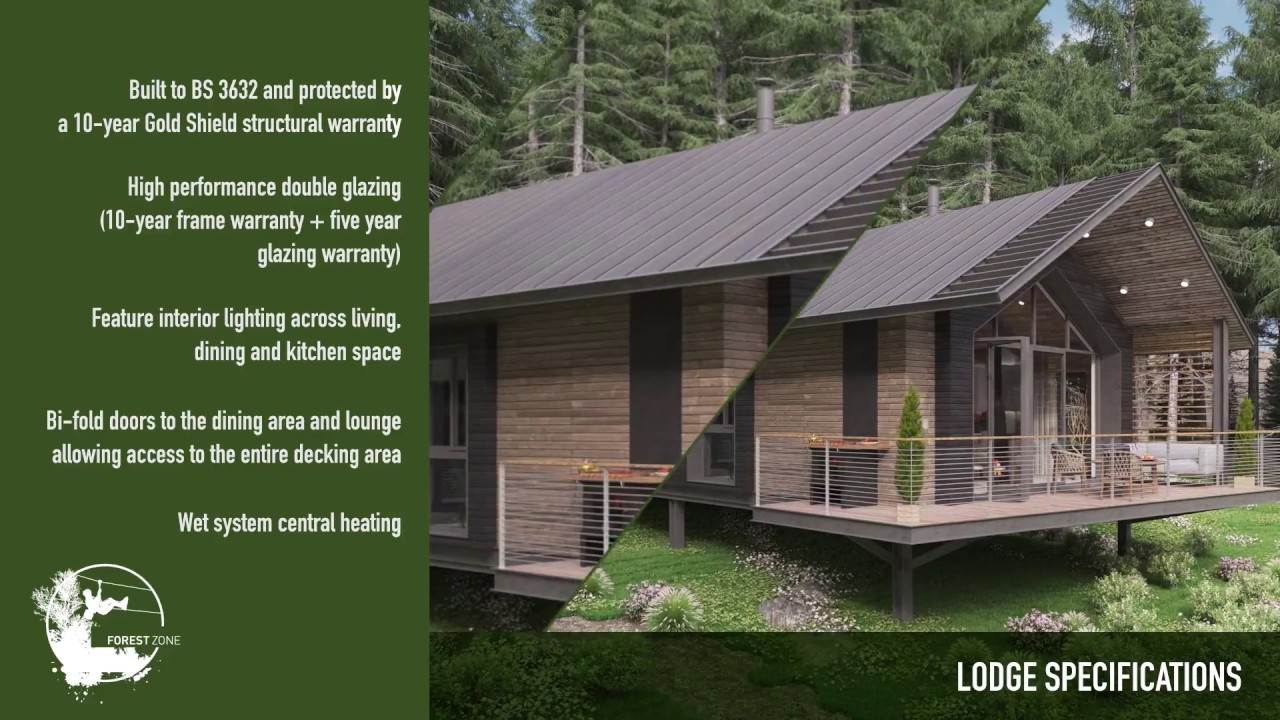 Afan Valley Adventure Resort - Forest Lodge - YouTube