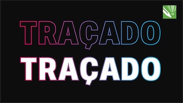 Como fazer um Contorno ou Traçado Degradê | Corel Draw