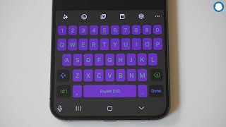 how to change keyboard color on galaxy s24 / s24 ultra