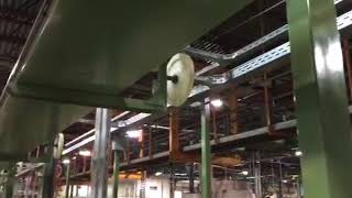 Tandem extrusion line for THHN wire