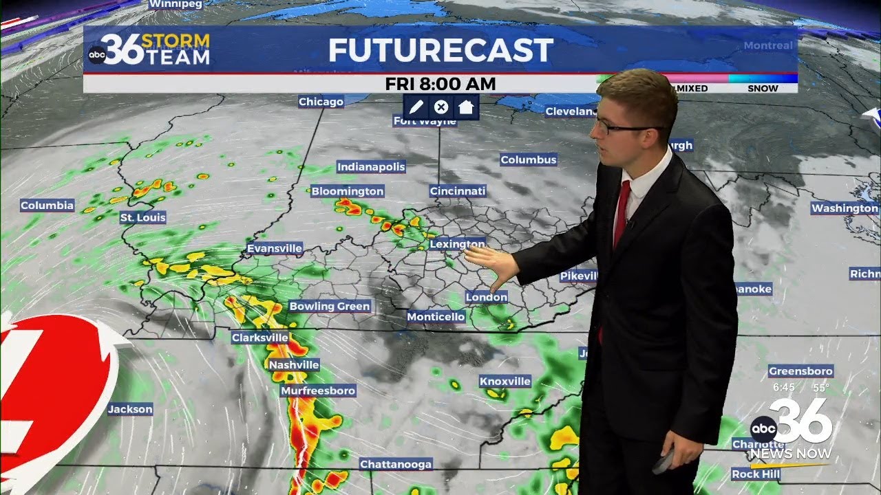 Warm Wednesday ahead of late week rain chances - YouTube