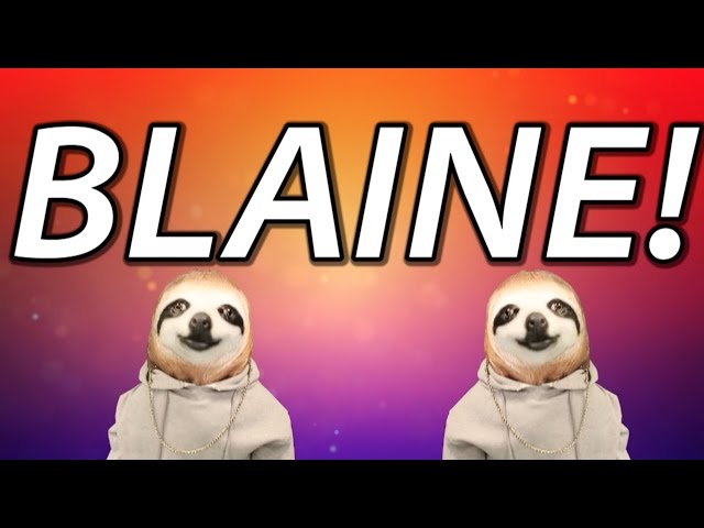 HAPPY BIRTHDAY BLAINE! - SLOTH HAPPY BIRTHDAY RAP