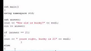 C++ Tutorial - 18 - The if else Statement.avi