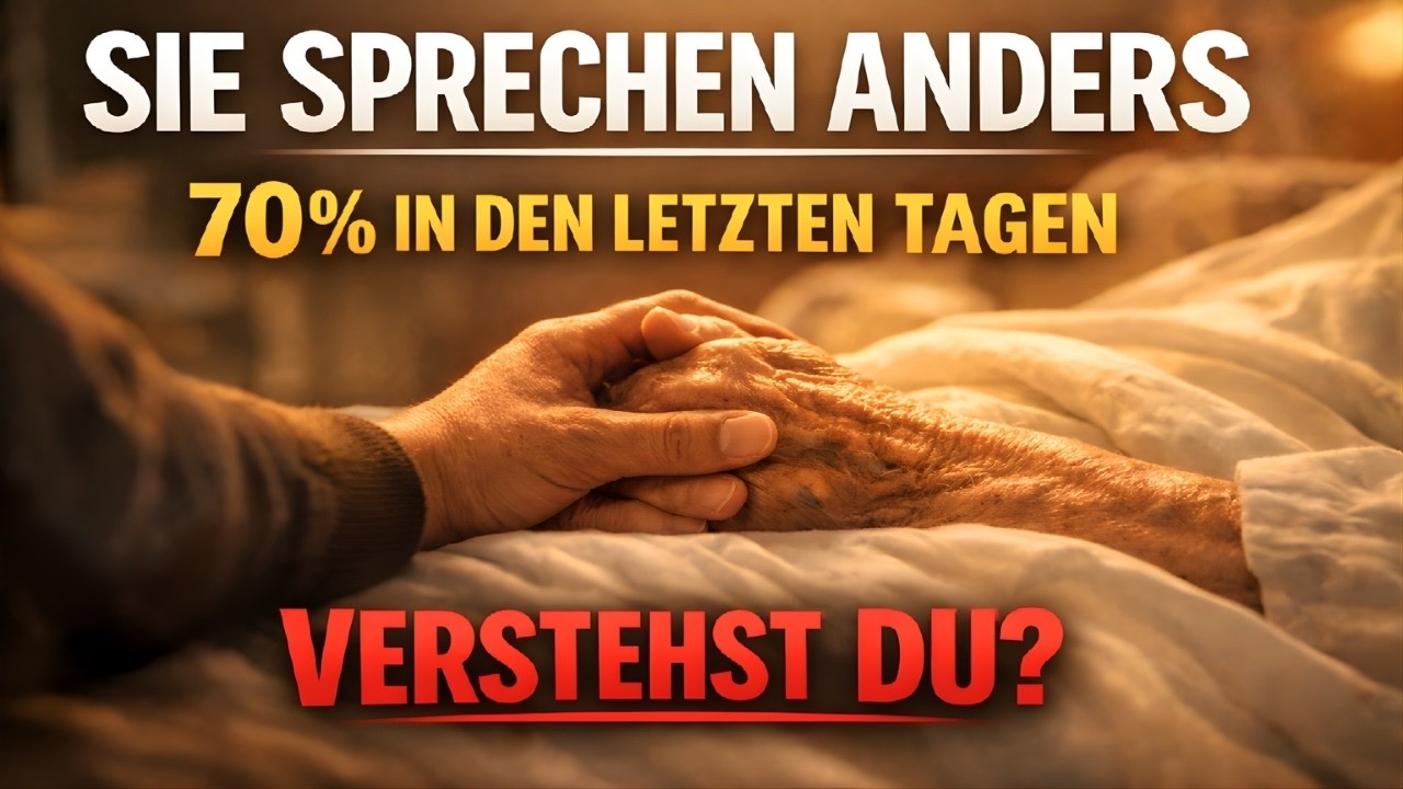70% der Sterbenden sagen es – aber niemand versteht die Botschaft