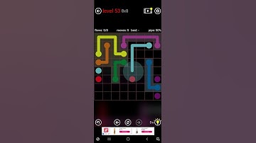 Flow Free 8x8 Level 53 #flowfree #level53 #8x8 #6x6 #7x7 #8x8 #mania #9x9 #10x10
