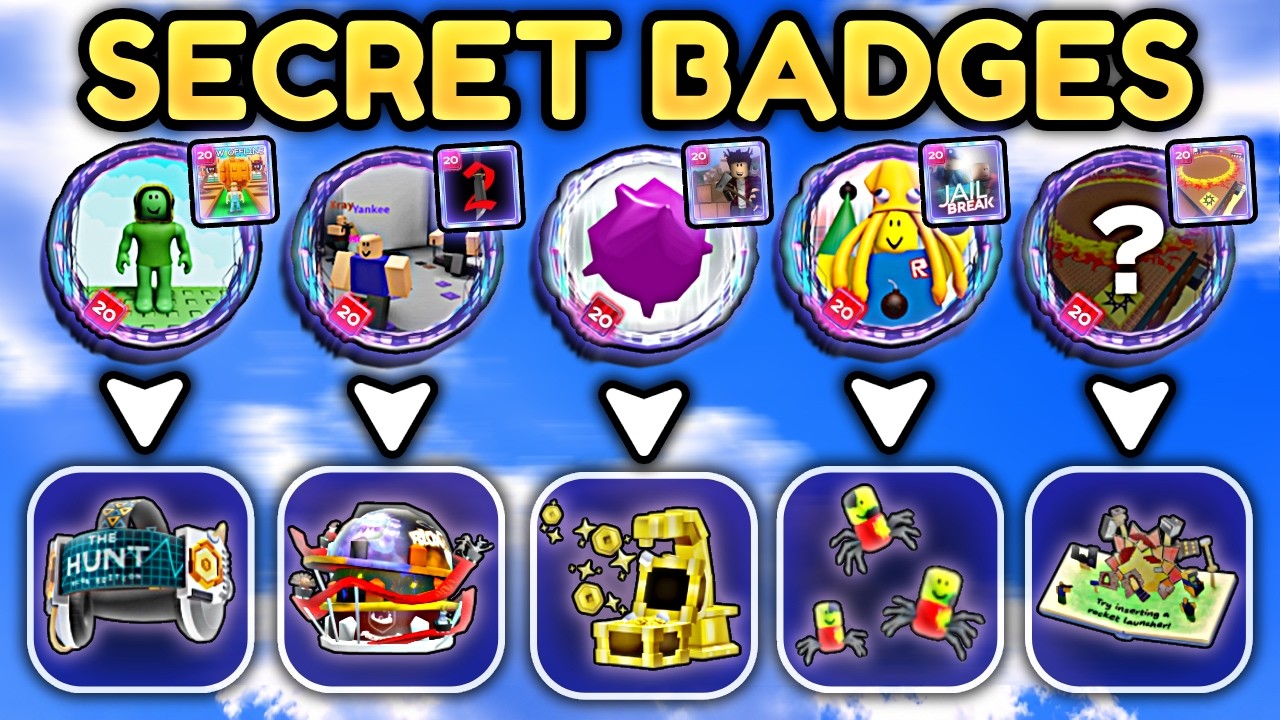 [EASY!] How To Get ALL 5 NEW SECRET BADGES! (The Hunt: Roblox 20)