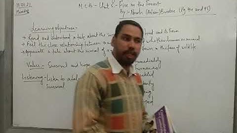 CB unit 5 sec AFire in the forest