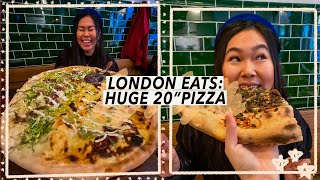 Central London Cheap Eat: A HUGE PIZZA | Life in London