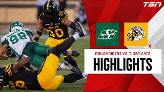 CFL WEEK 11: Saskatchewan Roughriders vs. Hamilton Tiger-Cats | Full Highlights