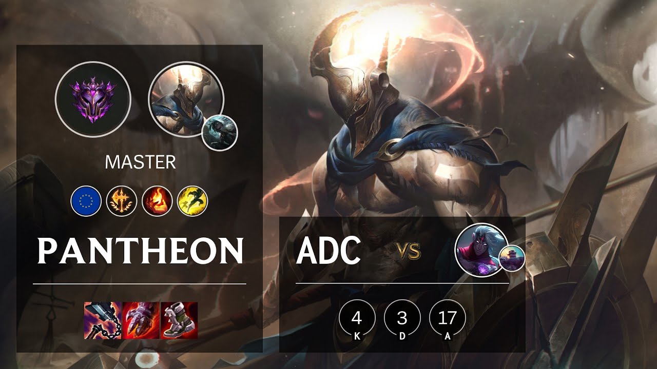 Pantheon ADC vs Varus - EUW Master Patch 11.15