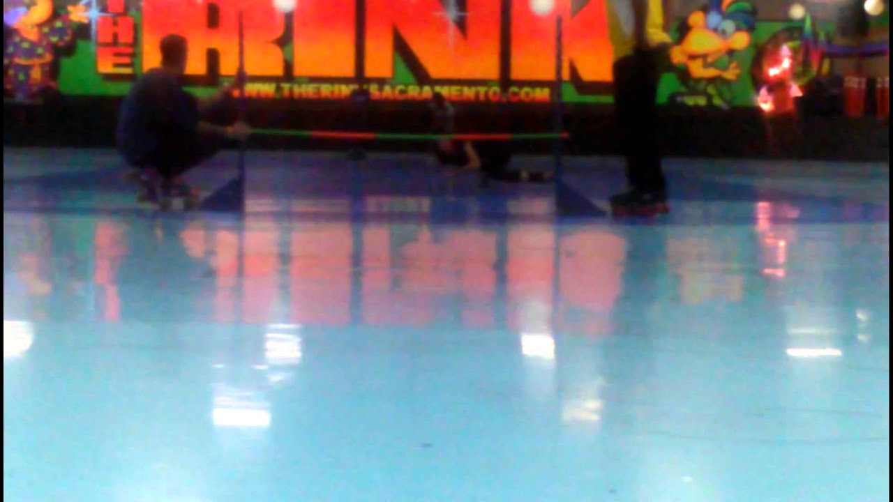 Roller Skating Limbo Queen! YouTube