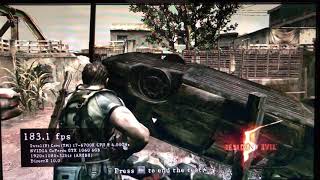 (THROWBACK) Resident Evil 5 DX10 Benchmark on GTX 1060 6 GB / i7-6700K