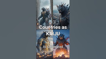 Countries as Kaiju!! #ai #aiart #kaiju #godzilla #monster #country #beast #creature #gojira #cool