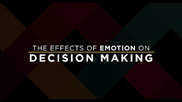How does emotional intelligence affect decision making?