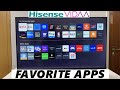 Hisense vidaa smart tv how to add apps to favorites