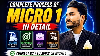 Micro1 complete process | Application process of Micro1 | Micro1 jobs | AI jobs | Micro1 job process