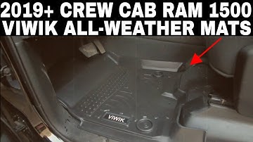 VIWIK All Weather Floor Mat Install & Review (2019+ Ram 1500 Crew Cab)