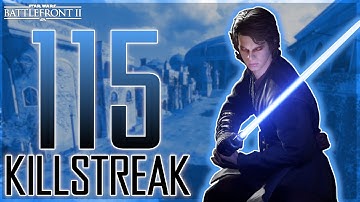 Sith Anakin Skywalker 115 Killstreak on Naboo | Star Wars Battlefront 2