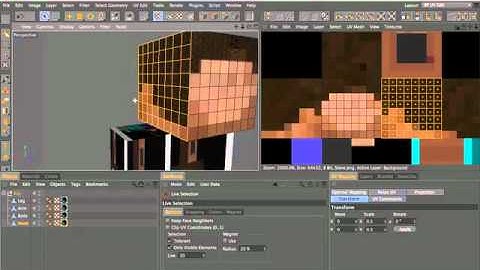 Cinema 4D - Minecraft Perfect UV Mapping Tutorial